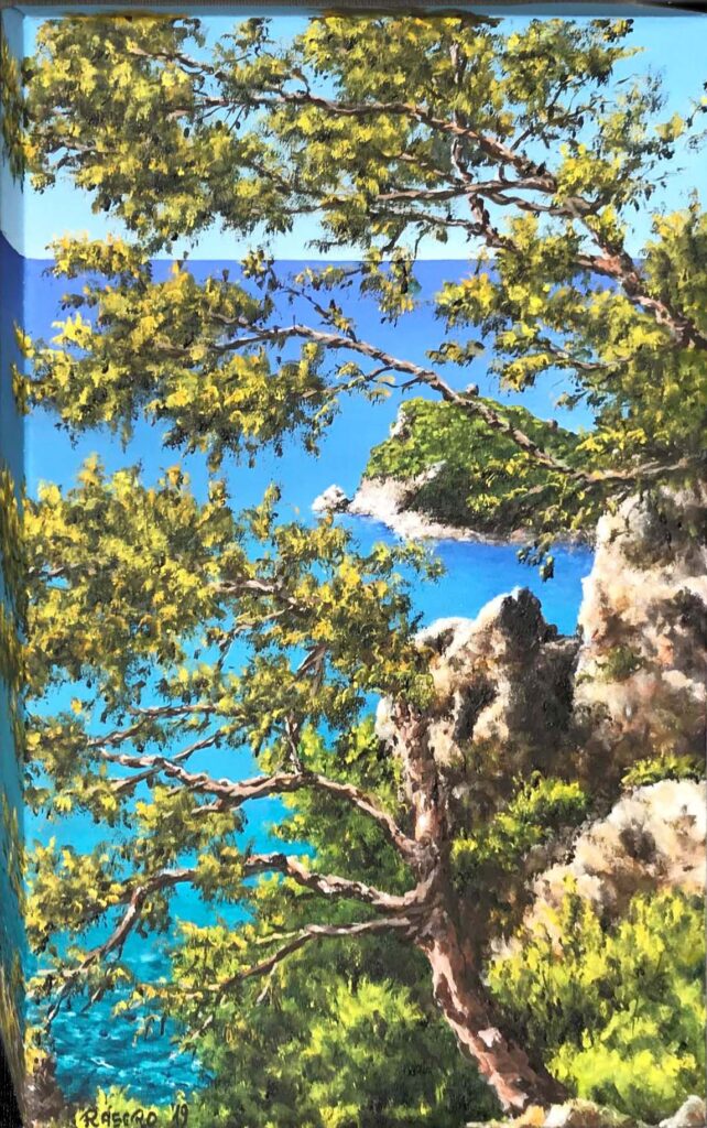 Alberi sul mare di Punta Crena